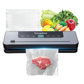 Xyingshine vacuum sealer in a compact 6-in-1 setup for organized meal prep