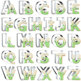Xzhloym alphabet letter cookie cutters A to Z for 3 inch cookies and fondant