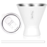 Yagady martini tumbler with lid for spill-free serving at gatherings