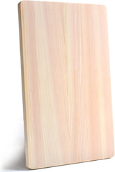 YAMASAN KYOTO UJI Hinoki cutting board – large front view, natural grain and durability.