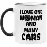 Yanprint car lover mug front graphic, ideal for daily coffee rituals.