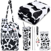 Yaomiao cow-pattern stainless steel tumbler with lid for on-the-go hydration