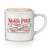 Yaomiao North Pole enamel mug with handle for cozy cocoa by the tree.