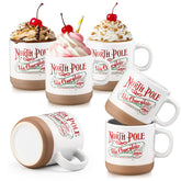 Yaomiao North Pole mug with handle, ideal for cozy cocoa moments