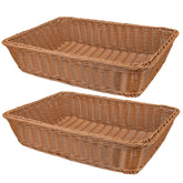 Yarlung bread basket rectangular 15.7 by 11.4 inches for stylish table presentation.