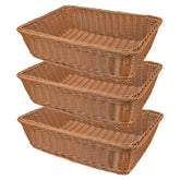 Yarlung imitation rattan bread basket for elegant bread display at table.
