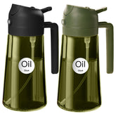 YARRAMATE olive oil dispenser 2in1 for convenient spraying and pouring in the kitchen.