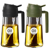YARRAMATE olive oil sprayer set two bottles ideal for salads and dressings
