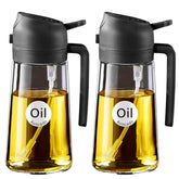YARRAMATE olive oil dispenser bottle pour enables precise flow for dressings and sautéing.