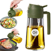 YARRAMATE olive oil sprayer olive-green bottle for precise kitchen spraying