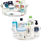 YCLADEC 11.5-inch lazy susan turntable enables easy reach in cabinets.