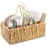 YCXNBHH silverware holder for party with balanced handle, ideal for outdoor picnics.