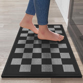YDKGL kitchen mat with non-slip bottom keeps floors safe during cooking.