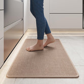 YDKGL kitchen rug close-up shows imitation linen surface for comfort