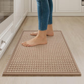 YDKGL kitchen rug non-slip back demonstrates stable grip and floor protection.
