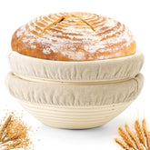 Yeatruojeet banneton bread-proofing basket 10-inch round for consistent dough shaping.