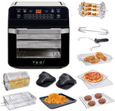 Yedi Total Package air fryer oven front view with large 12.7 qt cavity