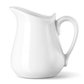 Yedio porcelain creamer pitcher with spill-preventing spout for easy pouring