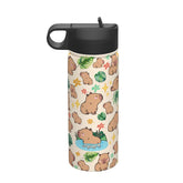 Yegonggong Capybara Gifts Tumbler pattern design keeps drinks stylish and at the right temperature.