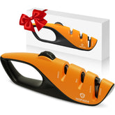 YeopAsda knife sharpener with five adjustable angles for versatile edge restoration.