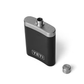YETI 7 oz Flask and Funnel black packable design for outdoor use