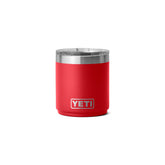 YETI Rambler 10 oz Lowball 2.0 with open lid showing compact stacking design