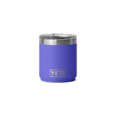 YETI Rambler 10oz Ultramarine Violet front view showing stackable profile for easy storage