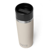 YETI Rambler 16 oz cap close-up showing a secure leakproof seal.
