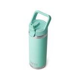 YETI Rambler 18 oz Seafoam bottle pours smoothly and keeps drinks cold