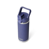 YETI Rambler 18 oz Moon Dust bottle with straw cap ready for daily use and quick sips