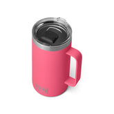 YETI Rambler 24 oz tropical pink mug for daily hydration.