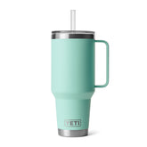 YETI Rambler 42 oz with handle for easy carrying on hikes and commutes.