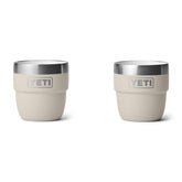 YETI Rambler 4 oz stackable cup Cape Taupe front view for compact espresso on the go