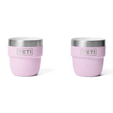 YETI Rambler 4 oz Stackable Cup in Cherry Blossom for portable espresso rituals
