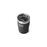 YETI Rambler 8 oz Stackable Cup front view highlights compact, travel-ready design