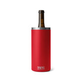 YETI Rambler Wine Chiller with bottle inside for extended cold