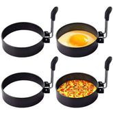 YEVIOR egg ring pack on skillet for neat, evenly shaped eggs.