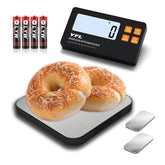 YFL wireless kitchen scale with detachable display for precise, hands-free measuring.