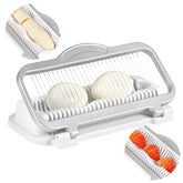 YFYTL larger egg slicer showing perfect egg slices for quick meal prep
