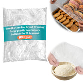 Yhalyea bowl cover fits 21-inch round bowls and aids dough proofing visibility