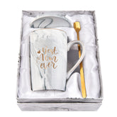 YHRJWN Best Mom Ever mug front view, durable ceramic for daily coffee.