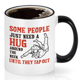 YHRJWN Jiu Jitsu mug with ergonomic handle for comfortable training-day sipping