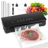 YIERRY 120W vacuum sealer front view for fresh meal prep and compact storage.