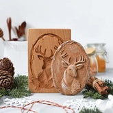 YingXue reindeer pattern cookie mold for festive cookies and gingerbread.