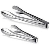 Yiyiring 12-inch tongs with polished surface for upscale buffet use.