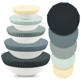Yiyiring beeswax bowl covers in 4-inch size fit small bowls for fresh coverage