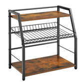 YIYYZI kitchen organizer front view demonstrates sturdy construction for clutter-free countertops.
