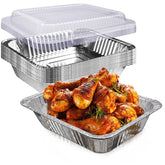 YLT WAX 9x13 foil pan with lid pack for easy cooking and serving