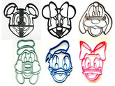 YNGLLC themed mouse and friends cookie cutters set for baking cookies