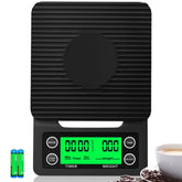 Yoncon coffee scale with timer display for precise drip brewing and consistent pours.